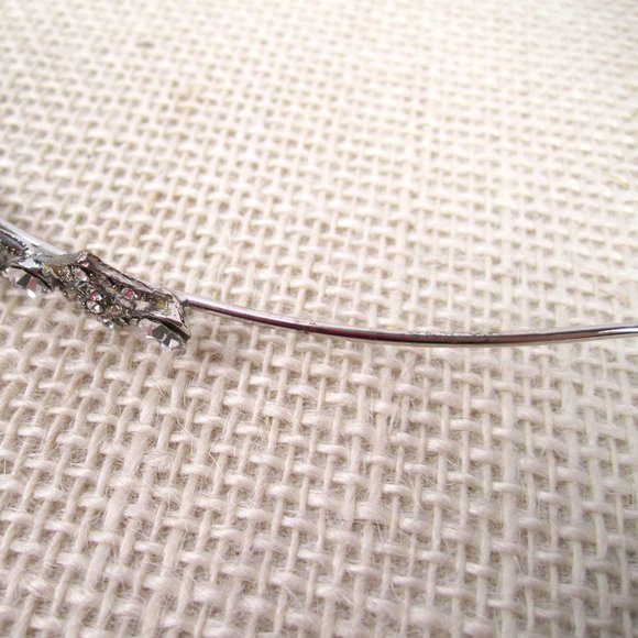 Bel Aire Bridal Silver and Crystal Bridal Headpiece Style 6095 main image 6